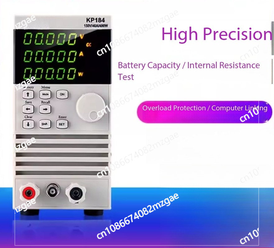 Power Supply Tester - เครื่องทดสอบโหลดอิเล็กทรอนิกส์แบบสองช่องสัญญาณกระแสตรง พร้อมกระแสและแรงดันคงที่, เครื่องวัดการเสื่อมสภาพสำหรับการทดสอบไดรเวอร์ LED และแหล่งจ่ายไฟ