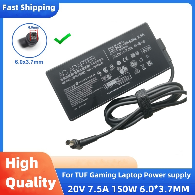 Pc Power Supply - 20V 7.5A 6.0*3.7 มม.150W อะแดปเตอร์ AC