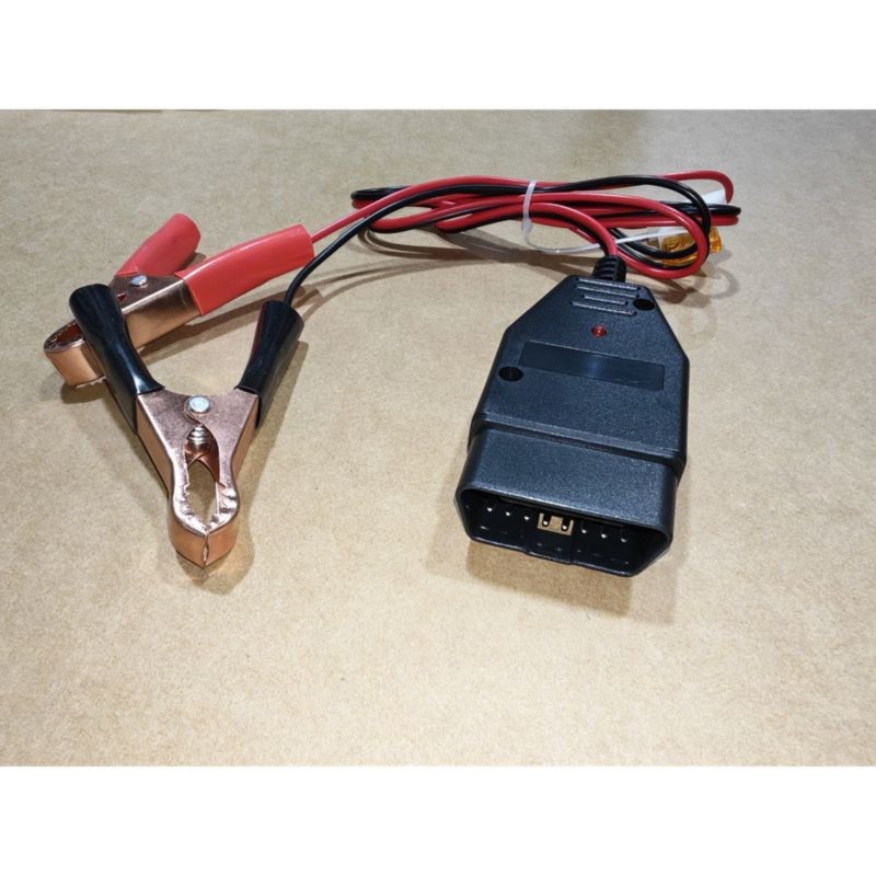 Power Supply Tester - NCSMT ชุดเครื่องมืออะแดปเตอร์ขั้วต่อ OBD2 สำหรับเครื่องทดสอบแบตเตอรี่รถยนต์ สายไฟ OBD