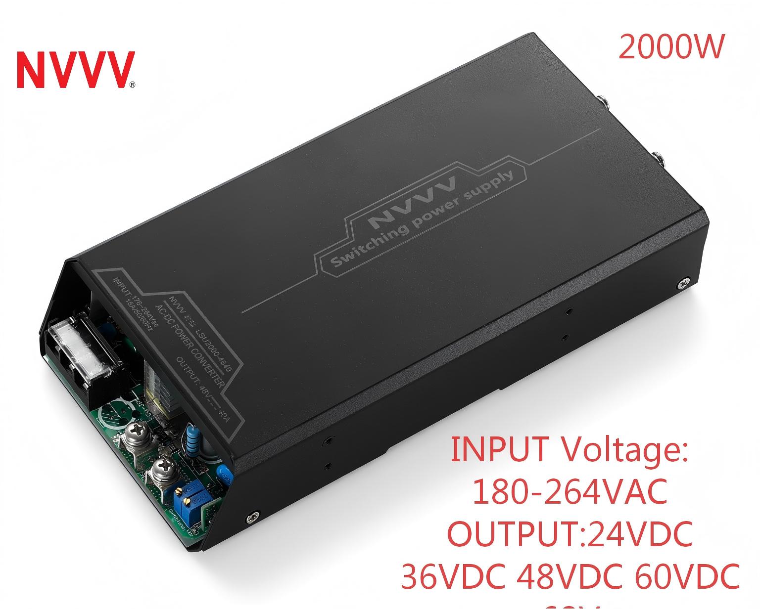 Smps Power Supply - NVVV 2000W แหล่งจ่ายไฟสวิตชิ่งอุตสาหกรรมกำลังสูงพิเศษ AC 180-264V DC