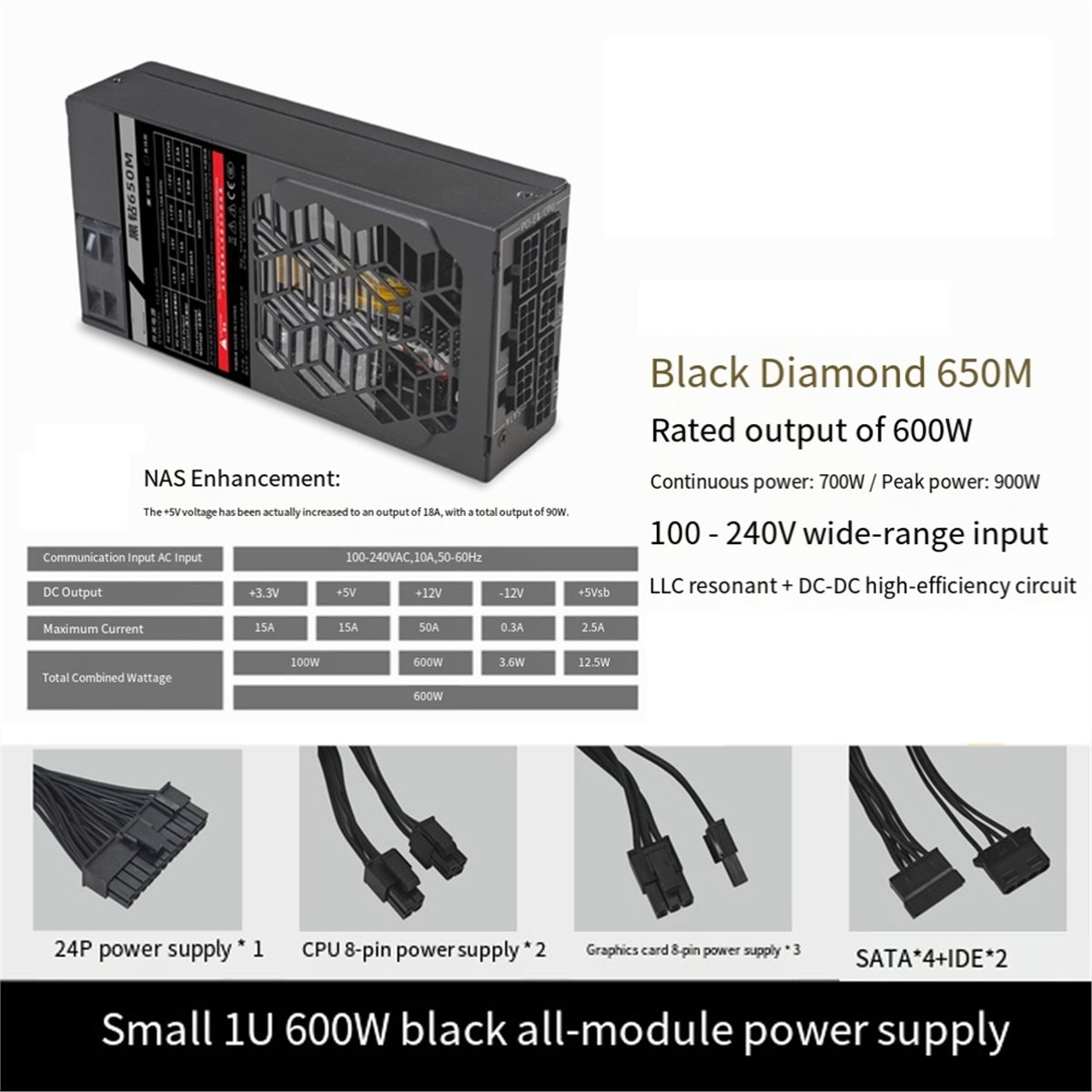 A14G Flex 600W แหล่งจ่ายไฟแบบโ - Flex Atx Power Supply 600W 1U บทวิจารณ์และราคา