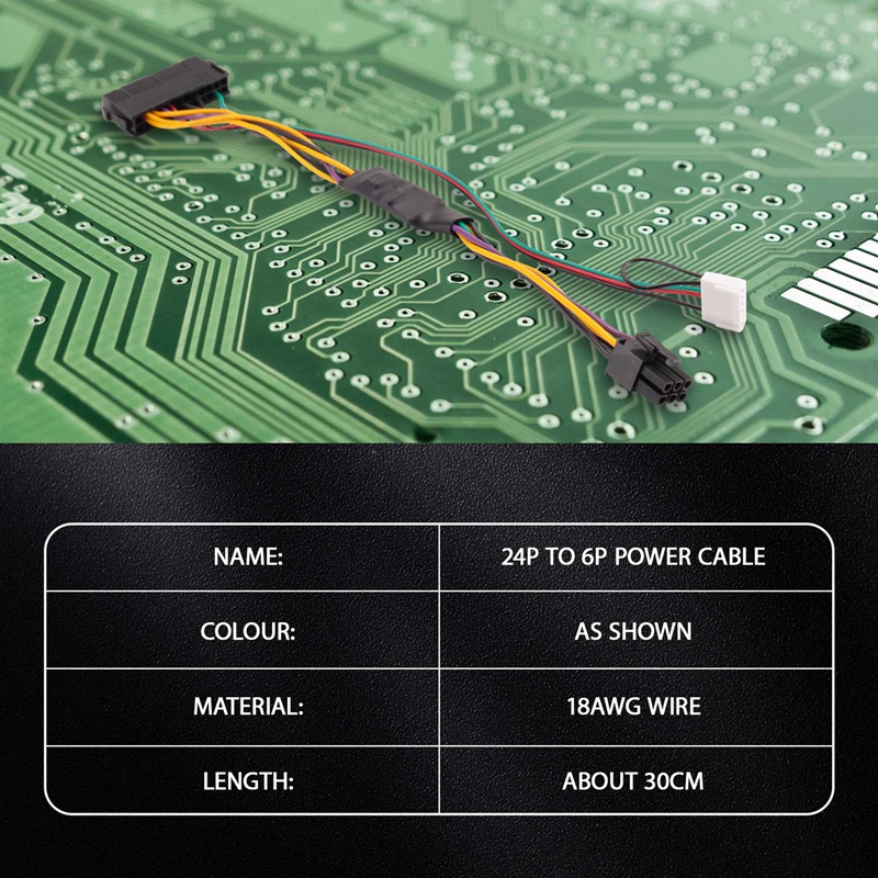 สายไฟ ATX PSU PCIe 6 พิน ถึง A - Power Supply บทวิจารณ์และราคา