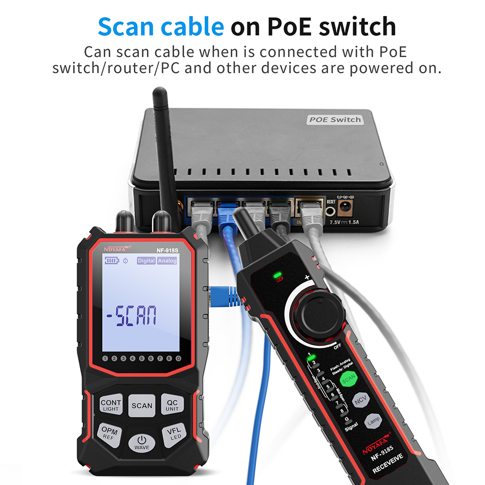 เครื่องทดสอบสายเคเบิลเครือข่าย - Power Supply Tester บทวิจารณ์และราคา
