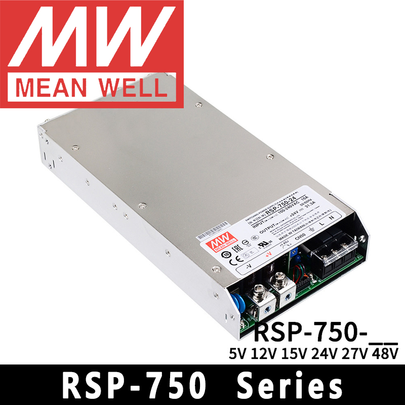 Mean Well RSP-750-5/12/15/24/2 - Power Supply 750W บทวิจารณ์และราคา