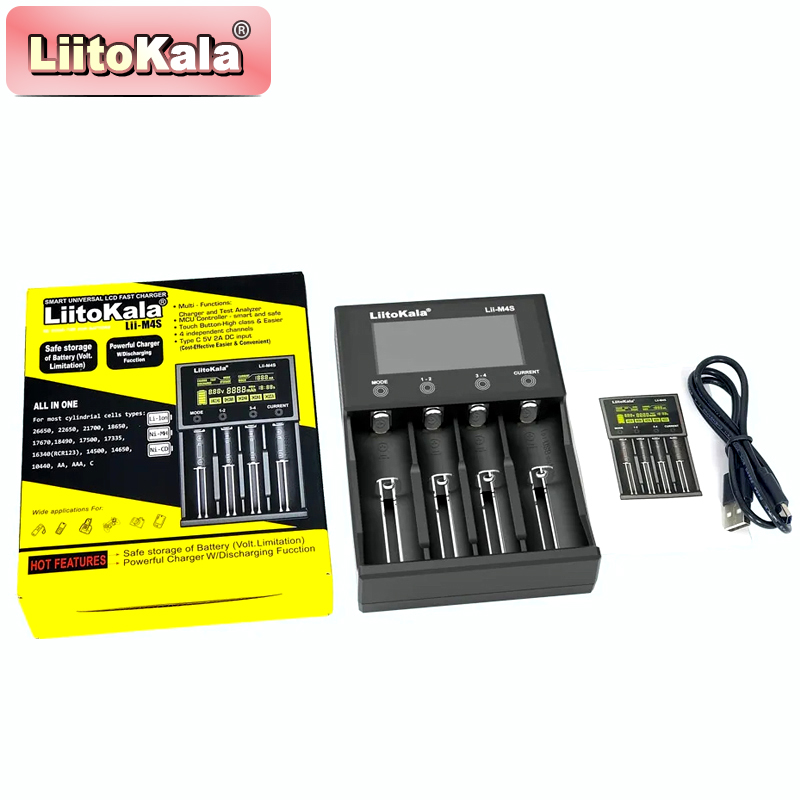 LiitoKala Lii-M4S เครื่องชาร์จ - Power Supply Tester บทวิจารณ์และราคา