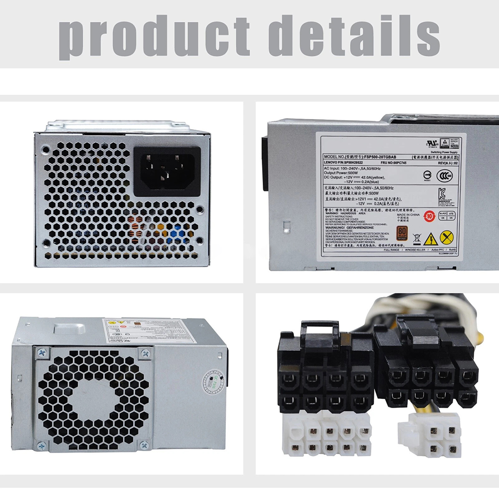 500W FSP500-20TGBAB PSU สำหรับ - Psu Computer บทวิจารณ์และราคา